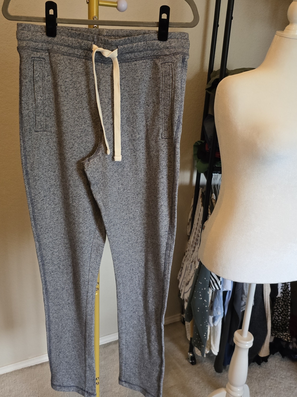 Tailor Vintage Heather Gray Drawstring Joggers